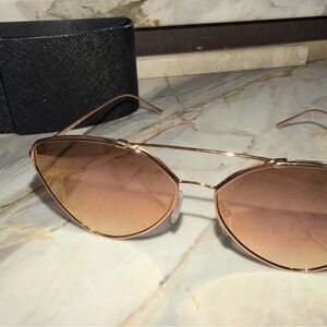 Prada Rose Gold Sunglasses